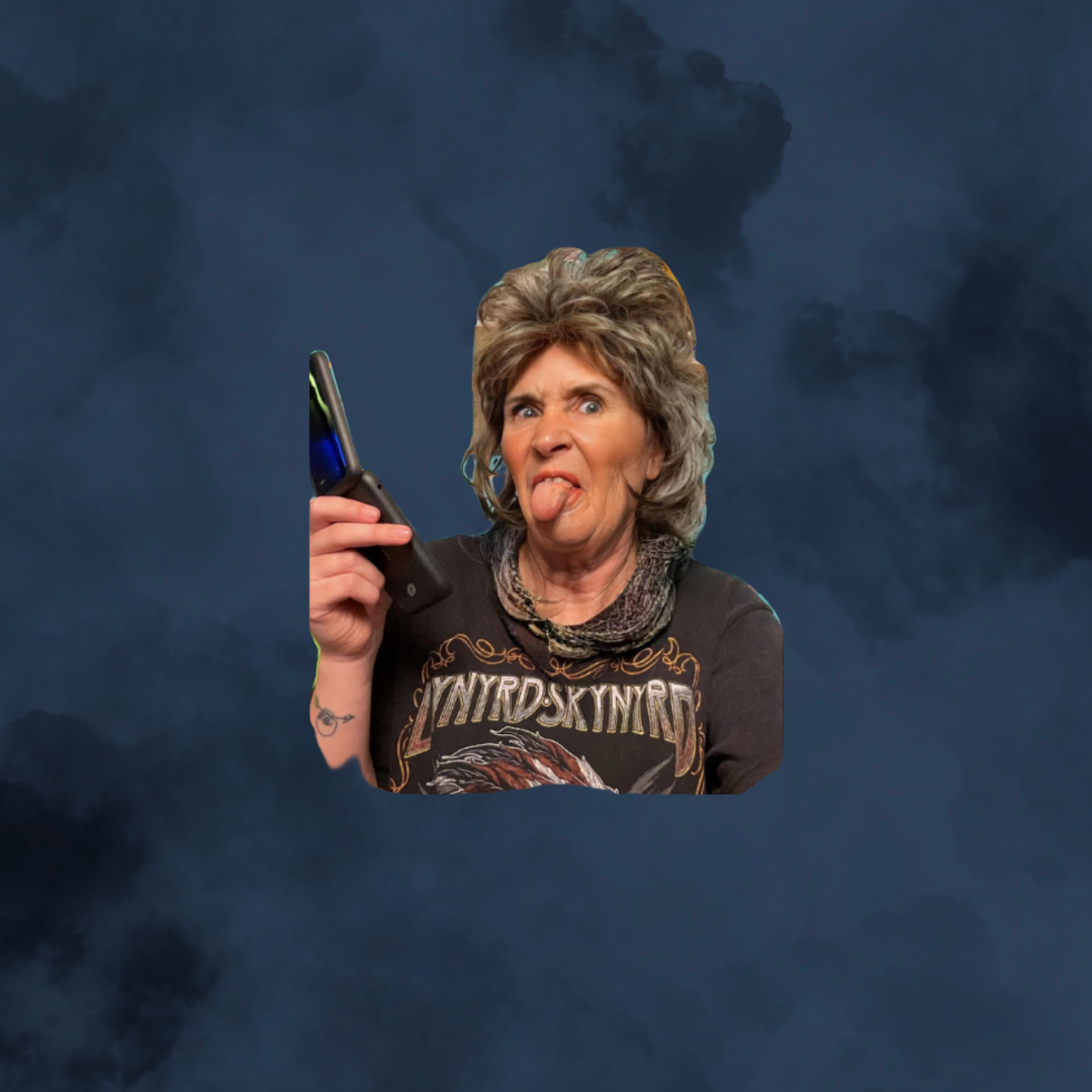 Sue Dillon Flip Phone Sticker